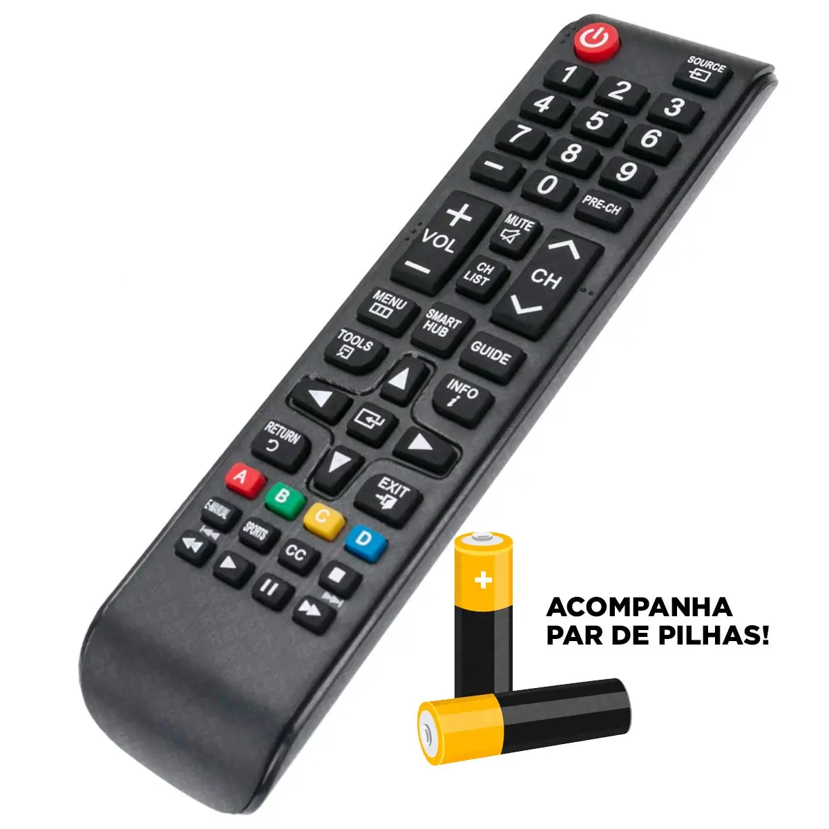 Controle Remoto Compatível Tv Smart Samsung 32 40 Polegadas - RELET - Controle Remoto para Tv - Magazine Luiza