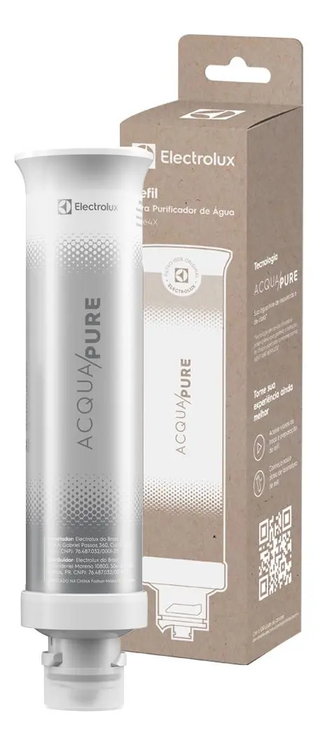 Refil Filtro Acqua Pure Electrolux Pe12b e Pe12a - R$ 78,9