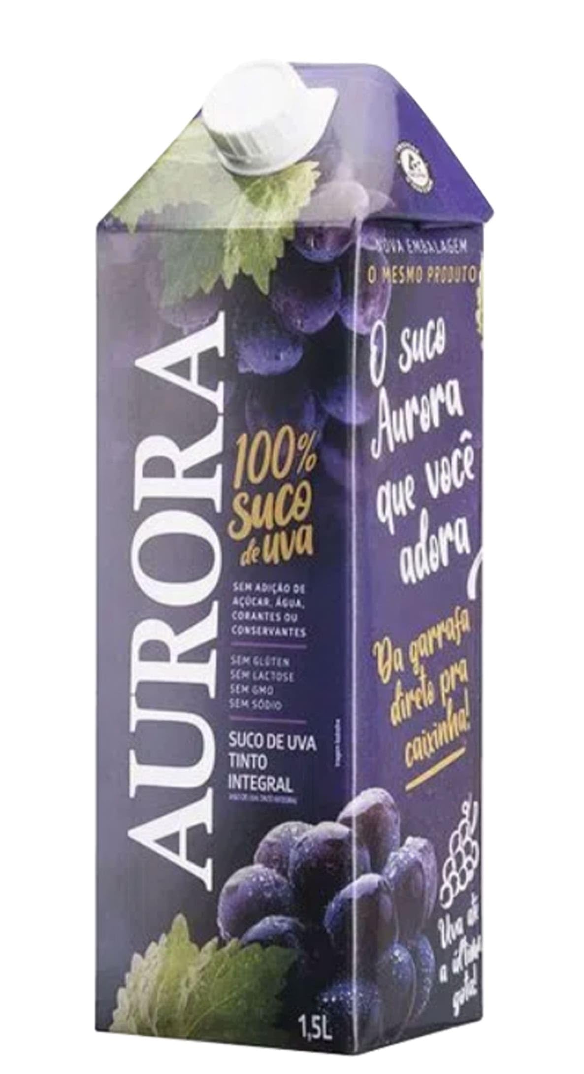 Suco de Uva Integral Aurora tto 1,5l tp