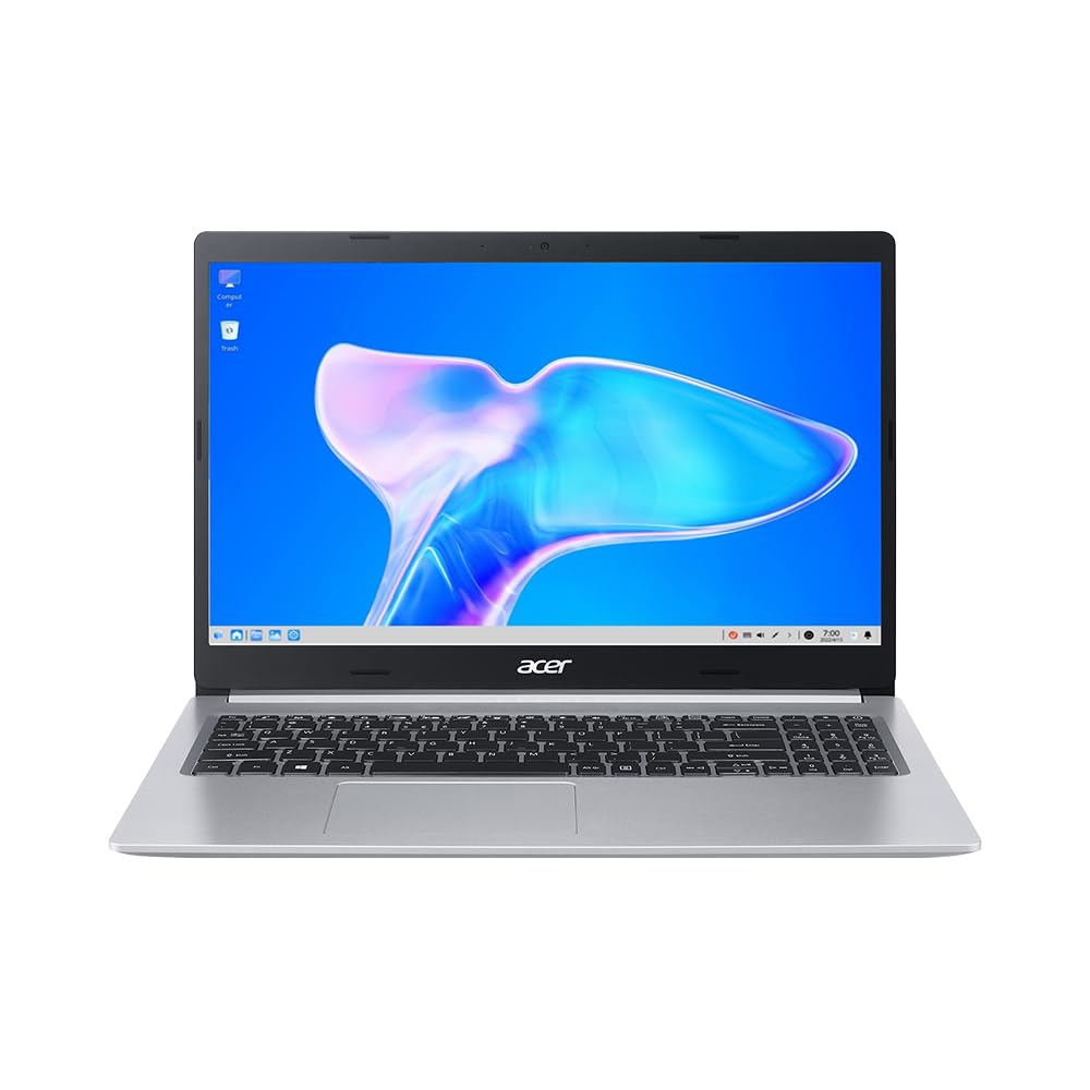 Acer Notebook Aspire 5 AMD Ryzen 5 5500U 16GB SSD 512GB 15.6" Full HD Linux Preto Alimentação CA Compatível c/ Mouse USB - A515-45-R478