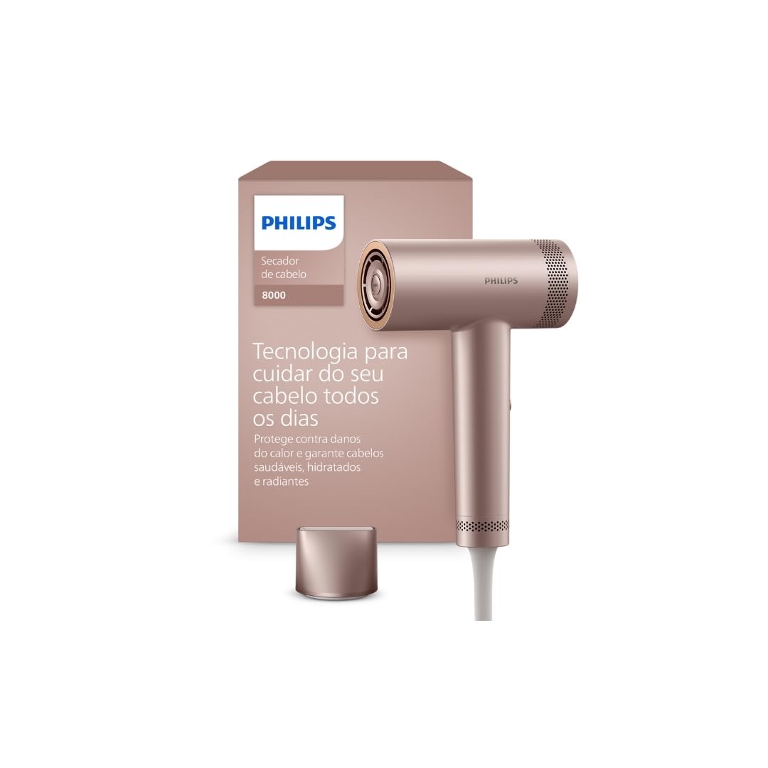 Philips Secador de Cabelo Série 8000 Secagem Ultrarrápida