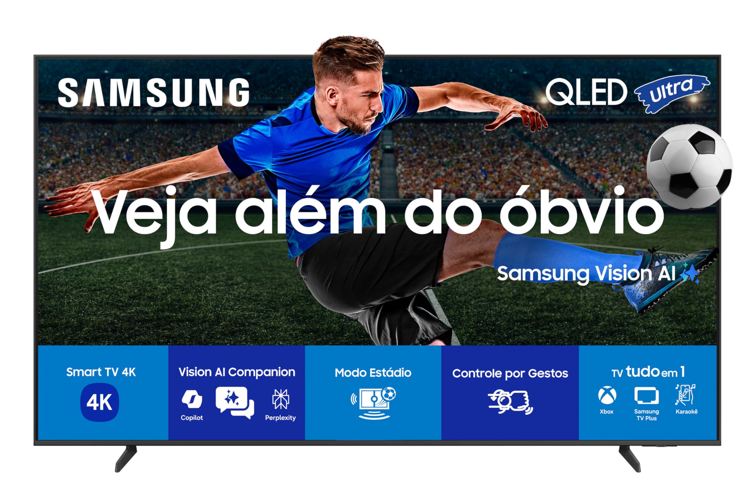Samsung Vision AI TV 55" QLED ULTRA 4K QEF1 2025