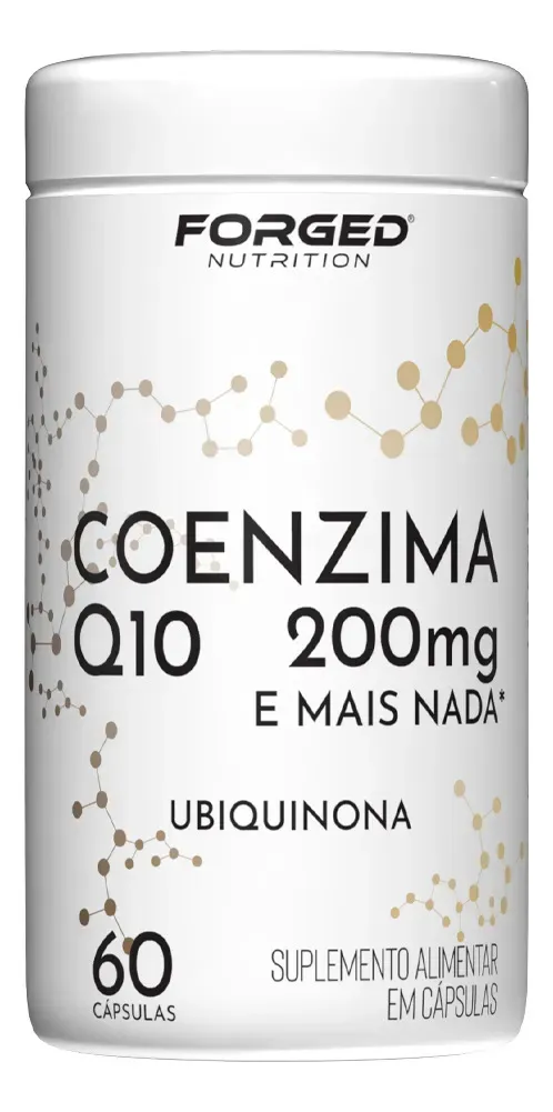 Coenzima Q10 200mg Pura Alta Concentração 60 Cápsulas - Forged Nutrition - R$ 77,9