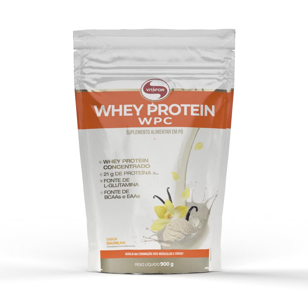 Vitafor - Whey Protein WPC - 900g - Baunilha