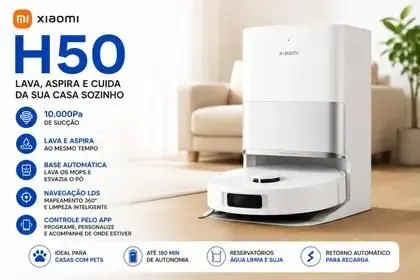 Robô Aspirador Xiaomi Robot Vacuum H50 Oferta Imperdível 220V