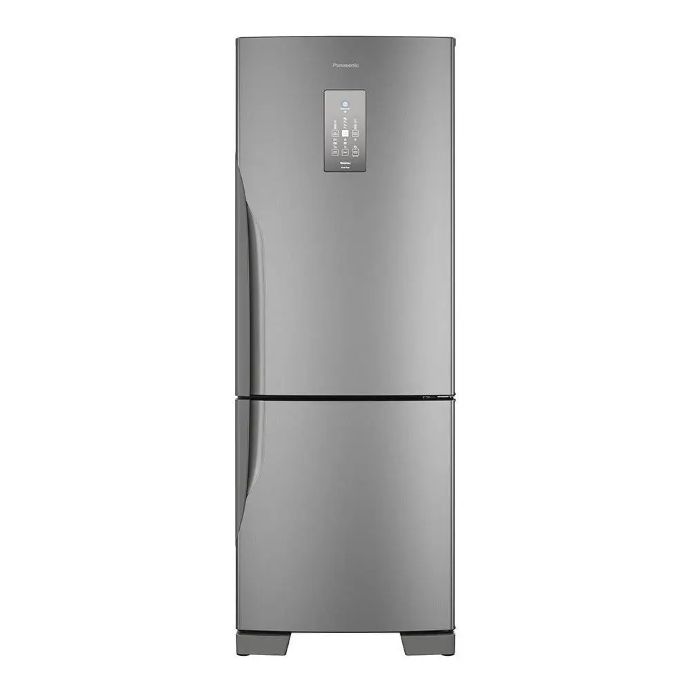 Refrigerador Panasonic 2 Portas 511 Litros NR-BB71PV7X - Bottom Freezer, Inverter, Aço Escovado