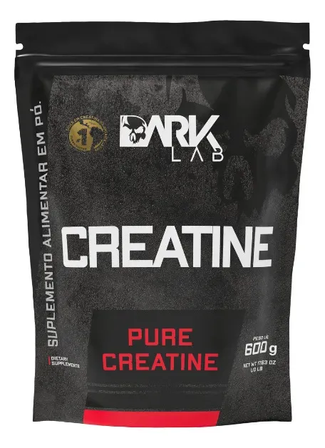 Creatina Monohidratada Pura 600g Dark Lab Unidade - R$ 44,9