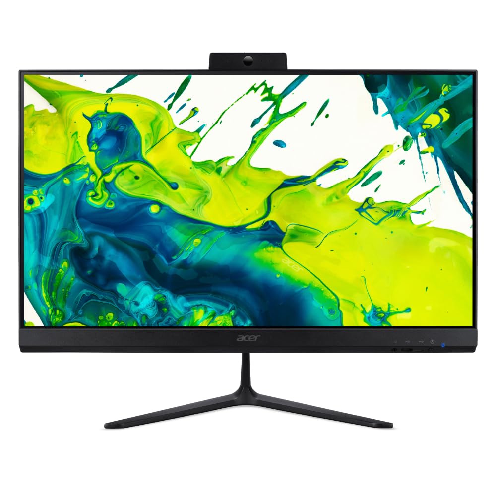 Computador Acer All In One C24-2YE13U5UNL-BR11 Intel Core i5-1334U de 13ª geração,16GB RAM 512 GB SSD, 23,8”, Full HD 120HZ, Webcam, Windows 11 Sem Teclado e Mouse