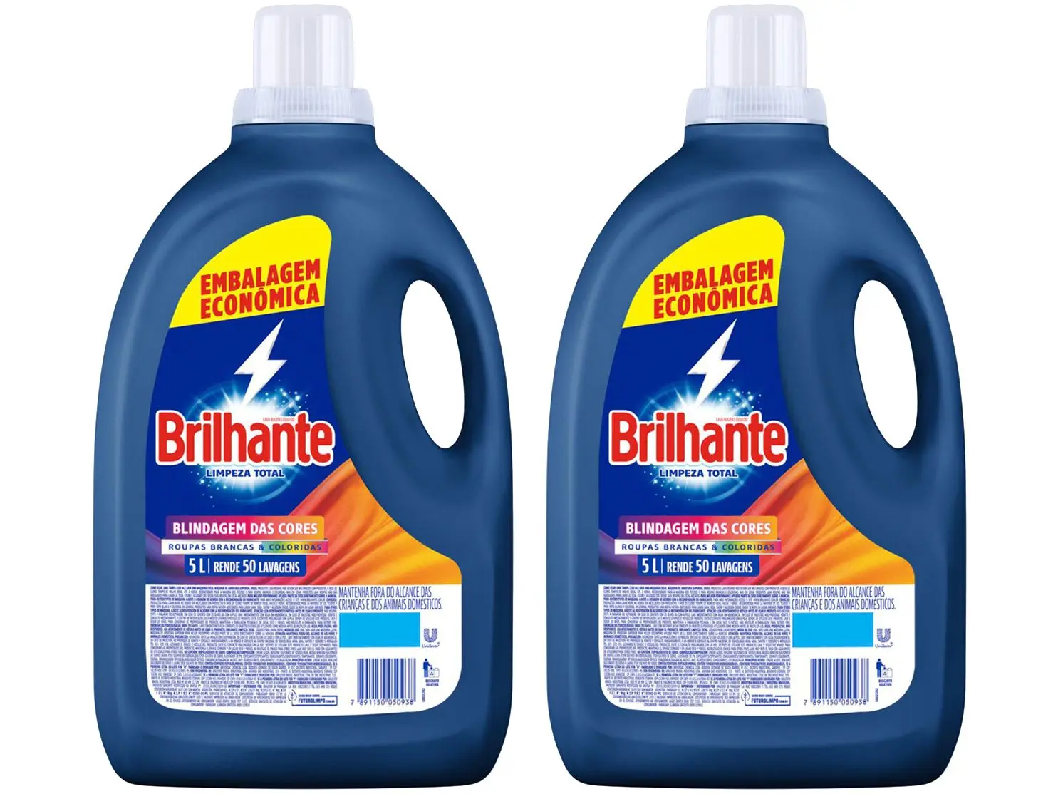 Kit Sabão Líquido Brilhante Limpeza Total