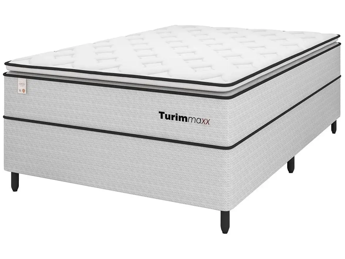 Cama Box (Box + Colchão) Casal Plumatex