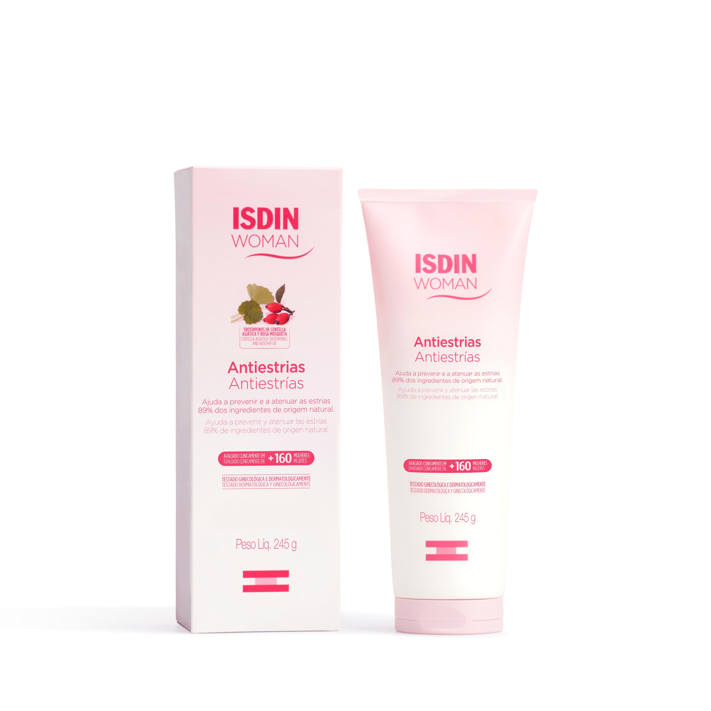 ISDIN Creme Corporal Woman Antiestrias Apto para Grávidas - 245g