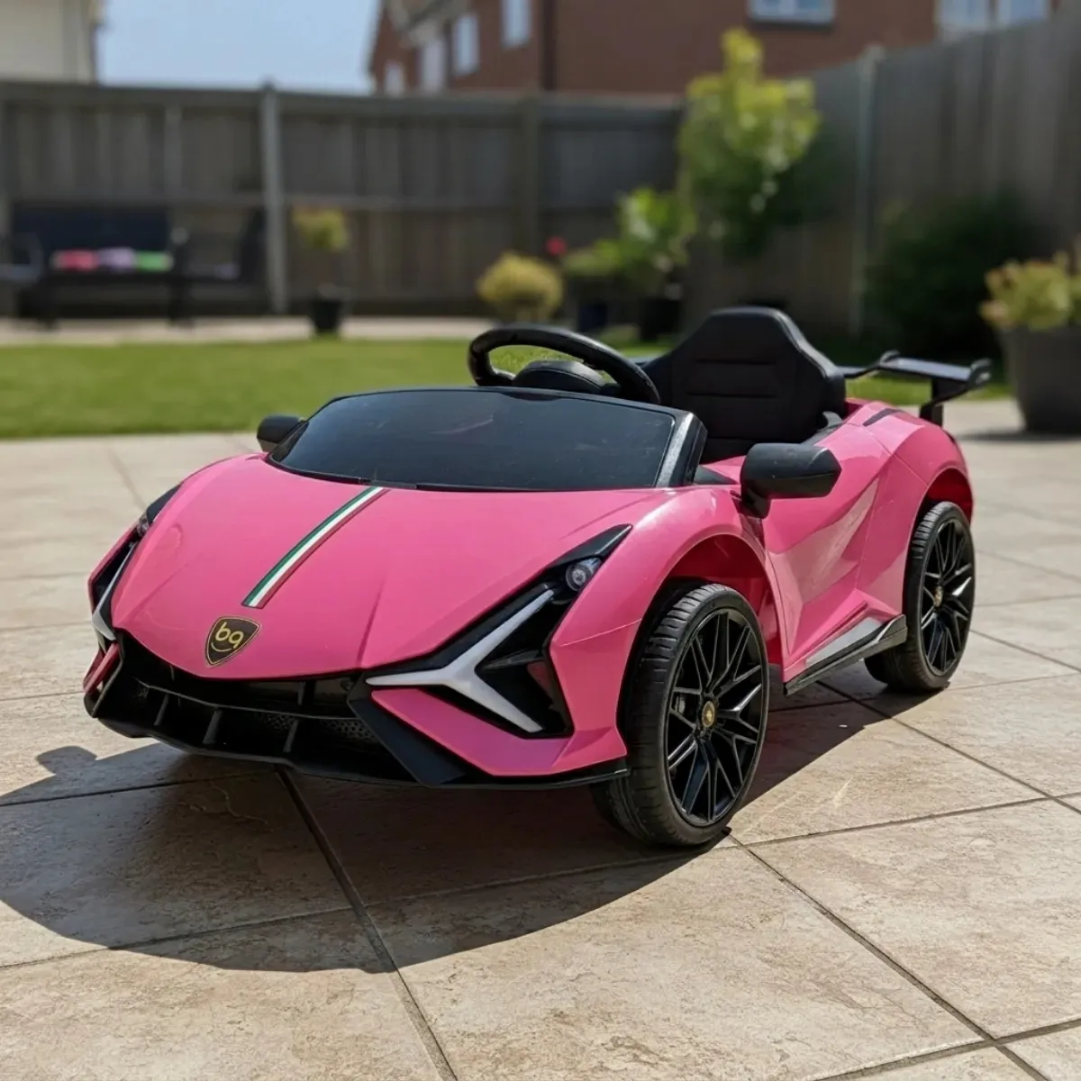 Carro Carrinho Elétrico Infantil Esportivo Rosa