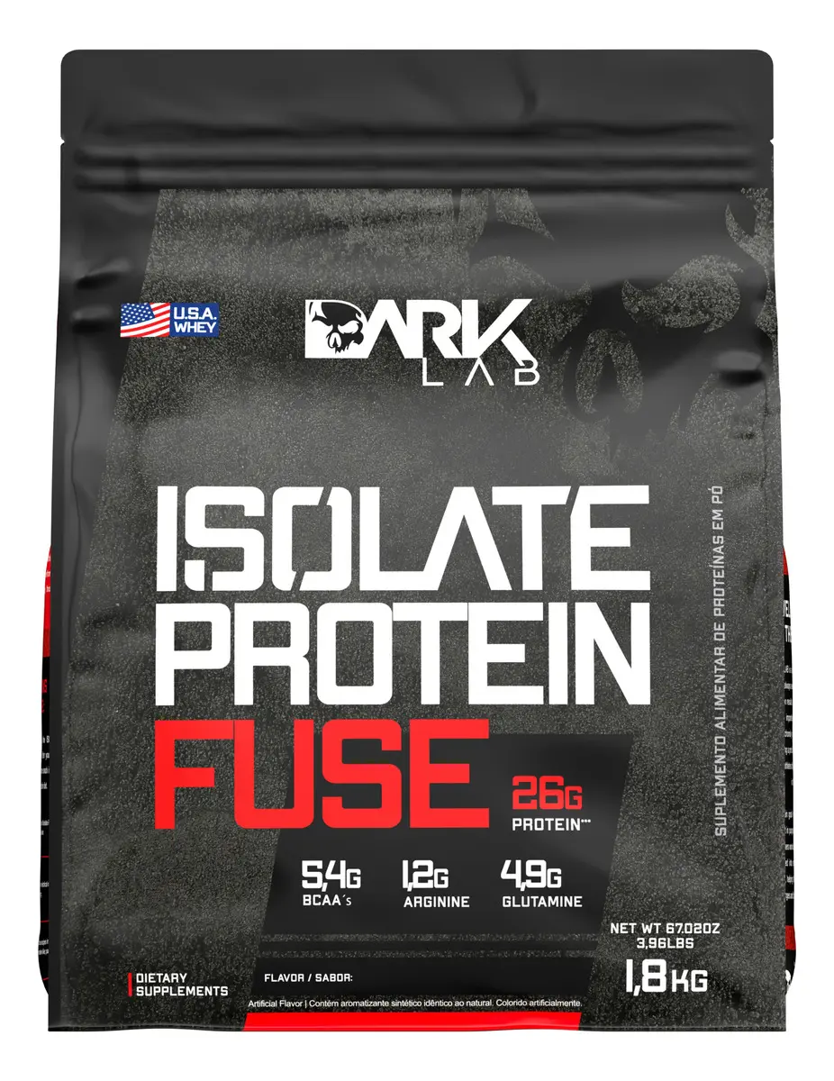 Whey Isolate Protein Fuse 1.8kg Baunilha Dark Lab - R$ 179,9