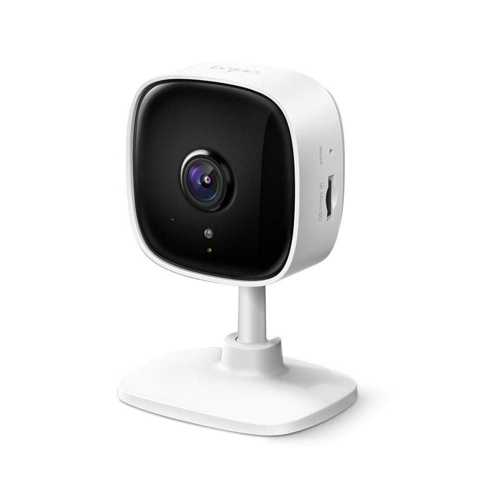 TP-Link Tapo C100 Câmera de Segurança Wi-Fi Interna Full HD 1080p, Visão Noturna até 9 m, Detecção de Movimento, Áudio Bidirecional, Alarme, ONVIF, Alexa e MicroSD até 512 GB