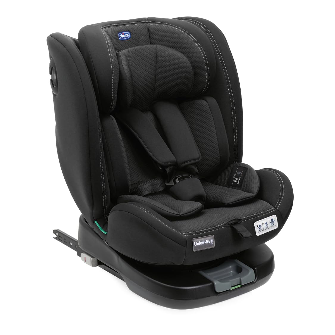 Cadeirinha Único Evo i-Size com Isofix e Top Tether 40–150cm Preto Chicco – 6087030950000