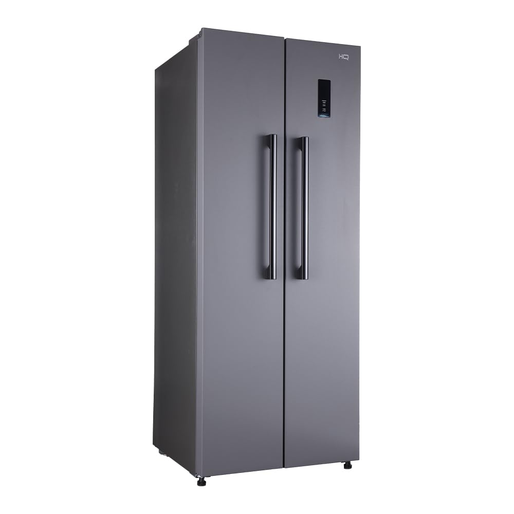 Geladeira Refrigerador HQ Frost Free Side By Side 460 Litros Cinza HQ-460SBSFF (220V)
