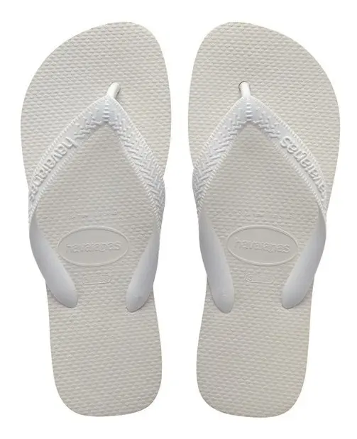 Chinelo Unissex Top Havaianas Liso Branco