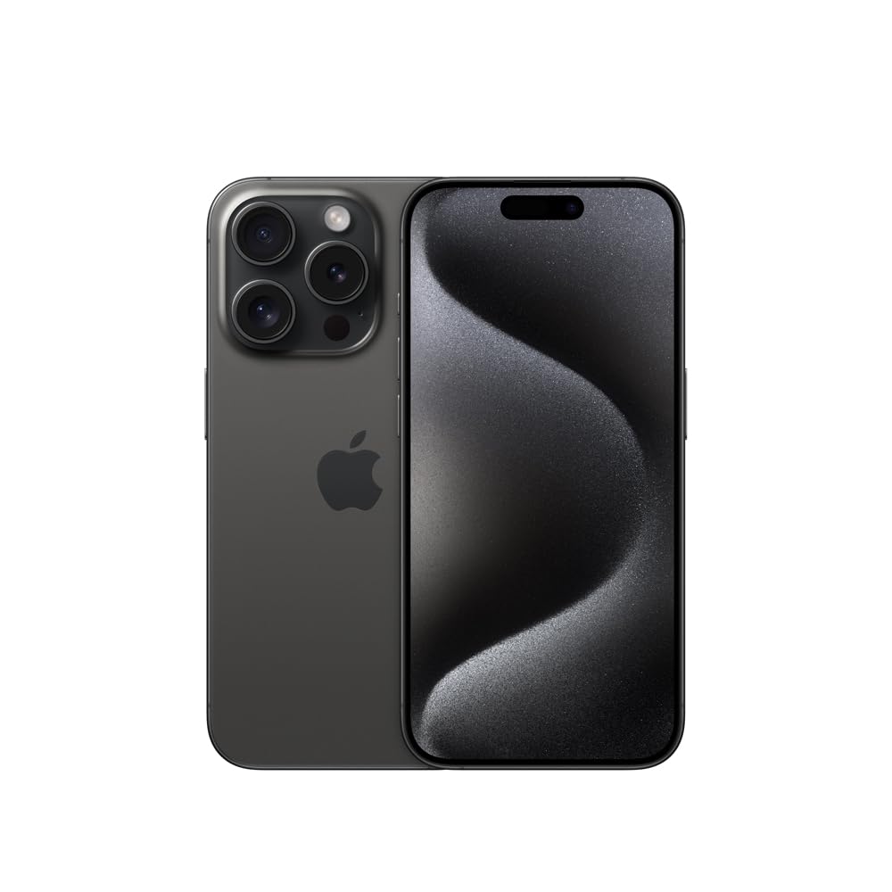 Apple iPhone 15 Pro (256 GB) — Titânio preto (Seminovo)