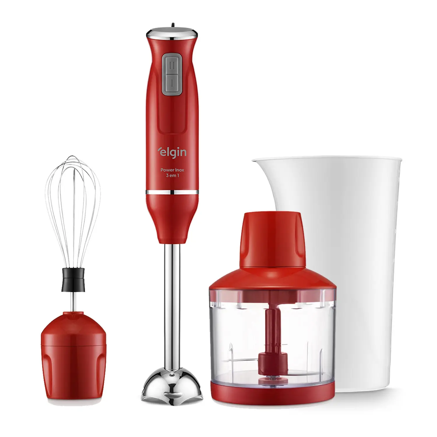 Mixer Elgin Power Inox 3 Em 1 Processador Batedor 220v 600w