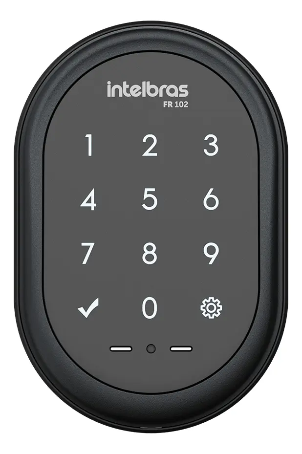 Fechadura Digital De Sobrepor Fr 102 Preto Intelbras